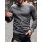 3pcs Men'S Crew Neck Sweatshirts with Fleece Lining - Vintage Style, Thick Knit Pullover Sweatshirts in Black, Navy Blue, and Maroon - Casual & Sporty for Spring, Fall, and Winter - Perfect for Outdoor Activities, Fitness, and Travel
