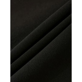 Men's OUTLAW Graphic Hooded Sweatshirt - Black with White Bold Lettering, Heavyweight 300gsm Pullover Hoodie, Casual Winter Warmth, Machine Washable, Streetwear & Outdoor Wear with Chest Pocket & Adjustable Hood