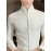 Premium Zhongshan Shirt for Men, Long Sleeve New Spring/Autumn Collection Chinese Style Stand Collar Casual Handsome Dress
