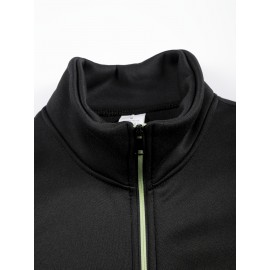 Men'S Cozy Fleece-Lined Sleeveless Vest - Maroon Zip-Up with Pockets, Retro Casual Style, Warm & Comfortable for Fall/Winter, Versatile Outdoor & Sporty Wear, Winter Vest, Sporty Vest, Minimalist Design, Soft Texture